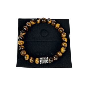 Stainless Steel Beads Bracelet Unisex Large